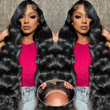 5x5 HD Lace Glueless Human Hair Wig - Body Wave Wear and Go Wig with Pre Plucked Hairline