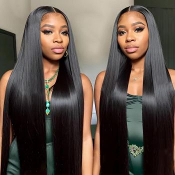 Straight Lace Front Wigs Human Hair 13x4 HD Transparent Lace Frontal Wigs Human Hair