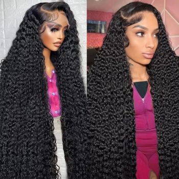 Deep Wave Lace Front Wigs Human Hair 13x4 HD Lace Front Wigs Human Hair