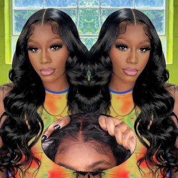 Glueless Wigs Human Hair 5x5 HD Lace Closure Wigs Body Wave Human Hair