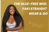 The Glue-Free Wig: Yaki Straight, Wear & Go